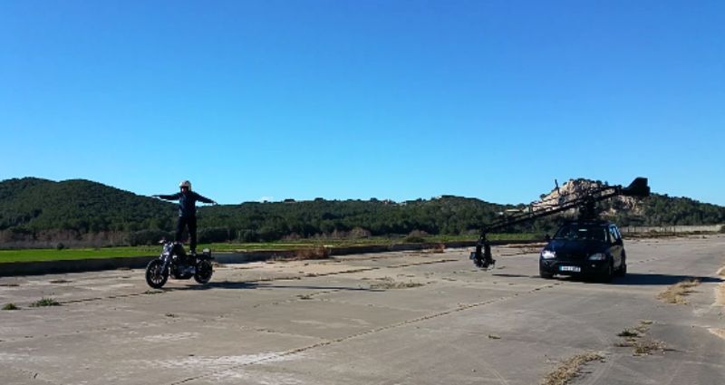 vehículos de escena